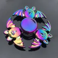 Decompression Fashionable Metal Rainbow Fidget Spinner. 