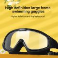 Flat Light Swimming Goggles Anti-fog Snorkeling Diving Swim Eyewear Waterproof Big Frame Glasses Men Women Swimming Accessories. 
