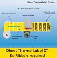 38MM X 25MM DIRECT THERMAL BARCODE STICKER LABEL ROLL, 1CORE 1UPS, 1000PCS. 