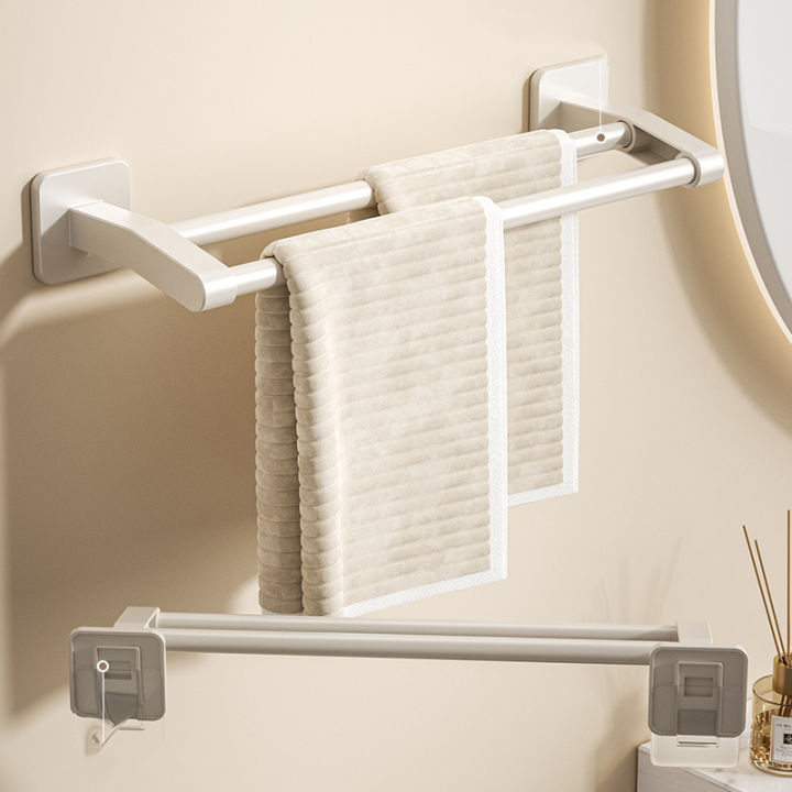 Self-adhesive%20Home%20Bathroom%20Towel%20Rack%20Holder%20Without%20Drilling%20Wall%20Mount%20Towel%20Shelf%20Kitchen%20Bathroom%20Accessories%20Towel%20Hanger%20-%20Image%204