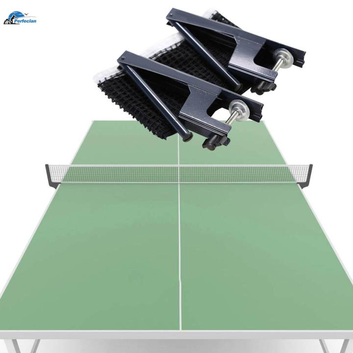 Folding%20Pong%20Net%20and%20Post%20Screw%20on%20Clamp%20for%20Table%20Tennis%20Training%206ft%20Long%20Net%20Accessory%20-%20Image%206