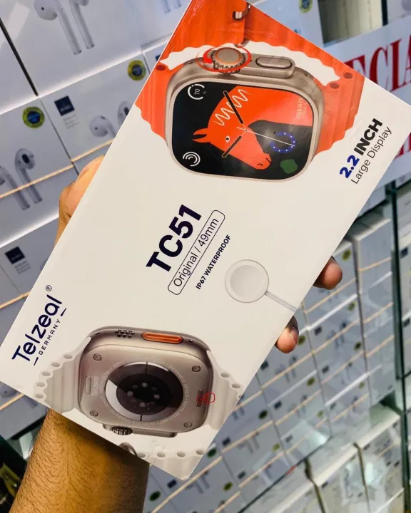 Smart%20Watch%20Telzeal%20Germany%20TC51%2049mm%20Bluetooth%20Call%20Full%20HD%20Waterproof%202.2Inch%20%E2%80%8BLarge%20Display%20-%20Image%203
