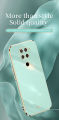 For Xiaomi Redmi Note 9 Back Cover Luxury 6D Plating Square Frame Shiny Case Camera Lens Protection Soft Silicone Mobile Phone Cases. 