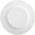 10.5 inches ,6 PCS Ceramic White Plates Basics 6 pieces of White Dinner Plate Set. 