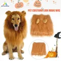 ABH Pet Costume Lion Mane Wig with/without Ears for Large Dog Halloween Clothes Fancy Dress up. 