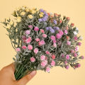 1/5Pcs Artificial Flowers Long Branch Starry Cornflower Home Decorations For Wedding Home Office Artificial Plants. 