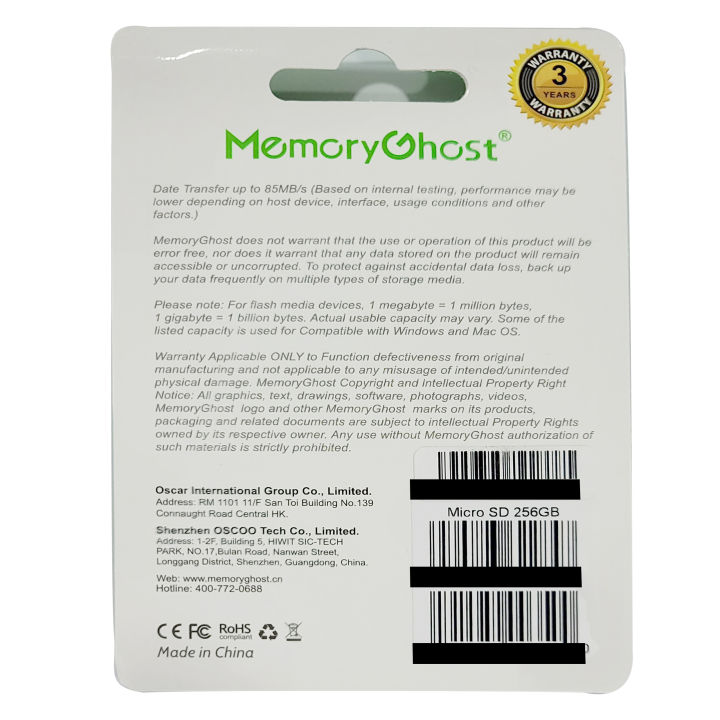 MEMORY%20GHOST%20-%2064GB,128GB,256GB,512GB%20SD%20CARD/Memory%20chip%20Genuine%20OEM%20(Not%20copy)%20High%20Speed%20(3Years%20Warranty)%20-%20Image%202