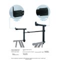 (GGBR) Adjusted Electronic Piano Second Tiers Stand Piano Keyboard Stand Electric Piano Holder Adjustable Stable Keyboard Rack. 