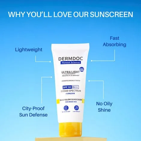 DERMDOC%20Ultra%20Light%20spf%2050%20PA+++%20Daily%20Glow%20Sunscreen%2050g%20-%20Image%203