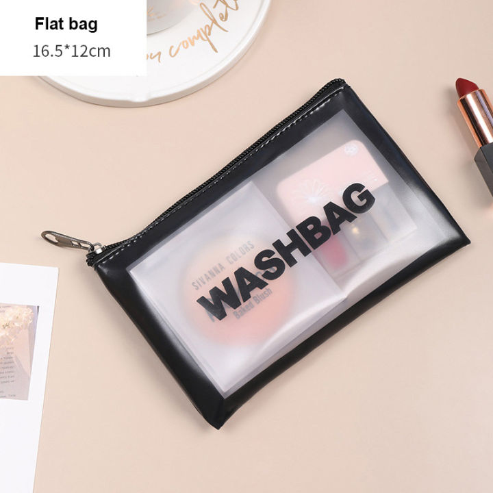 Women Portable Travel Wash Bag Female Transparent Waterproof Makeup Storage Pouch Large Capacity Cosmetic Organizer Beauty Case