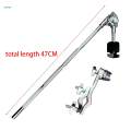 Cymbal Stand Holder Support, Drum Clamp Holder, Metal Expansion Rack Portable Removable Universal Cymbal Stands Clips, Extension Clamps Arm,. 