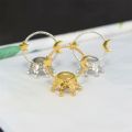 Creative Desktop Ornaments Star Moon Crystal Ball Base Crystal Ball Display Stand Glass Sphere Holder Home Decoration. 