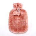【Popular Categories】 Large Natural 2L Hot Warm Faux Water Bottle Cover Fluffy Pompom Cover. 
