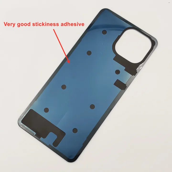 BBYP%20Glass%20Back%20Lid%20For%20Xiaomi%20Mi%2011%20Lite%20Hard%20Battery%20Cover%20Mi%2011%20Lite%20Fashion%205G%20NE%20Rear%20Door%20Housing%20Panel%20Case%20+%20Sticker%20Adhesive%20Glue%20-%20Image%203