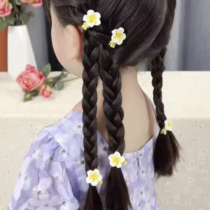 2/5Pcs%20Korean%20Baby%20Hair%20Clip%20Plumeria%20Flower%20Hairpins%20for%20Girls%20Yellow%20Flower%20Hair%20Rope%20Children%20Barrettes%20Kids%20Hair%20Accessories%20-%20Image%206