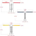 Hydraulic Cylinder Piston Repair Seal Kit, Hydraulic Seal Installation Tools, U-Cup Rod Seal Installation Tool, J05321. 
