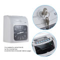 Electronic Employee Time Clock Recorder Attendance Time Card Machine for Office Factory Warehouse. 