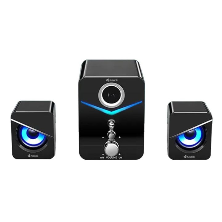 Kisonli U-3100  Usb Music Multimedia Gaming Speaker 2.1 [id: 10156]