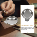 Scale Tray Pan Weighing Plate Dish Digital Electronic Pans Weigh Jewelry Measuring Trays Balance Food Metal Laboratory Boat Mini. 