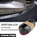 Samurai bumper lip Carbon Black. 