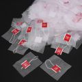 1000Pcs5.5 X 7Cm Pyramid Tea Bag Filter Nylon Tea Bag Single String Label Transparent Empty Tea Bag. 