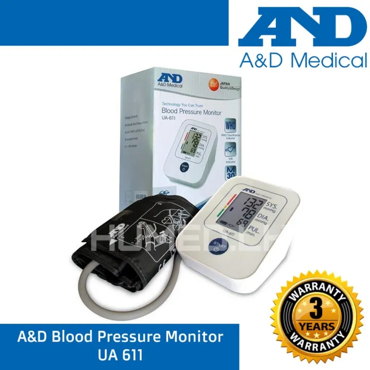 A&D%20Digital%20Blood%20Pressure%20Meter%20-%20Model:%20UA-611%20Blood%20Pressure%20Monitor%20-%20Image%202