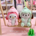 【Wildfolk Studio】Sanrio Plush Keychain Bag Kawaii Cartoon Kuromi My Melody Car Keychain Cinnamoroll Student Backpack Ornaments Children Gifts. 