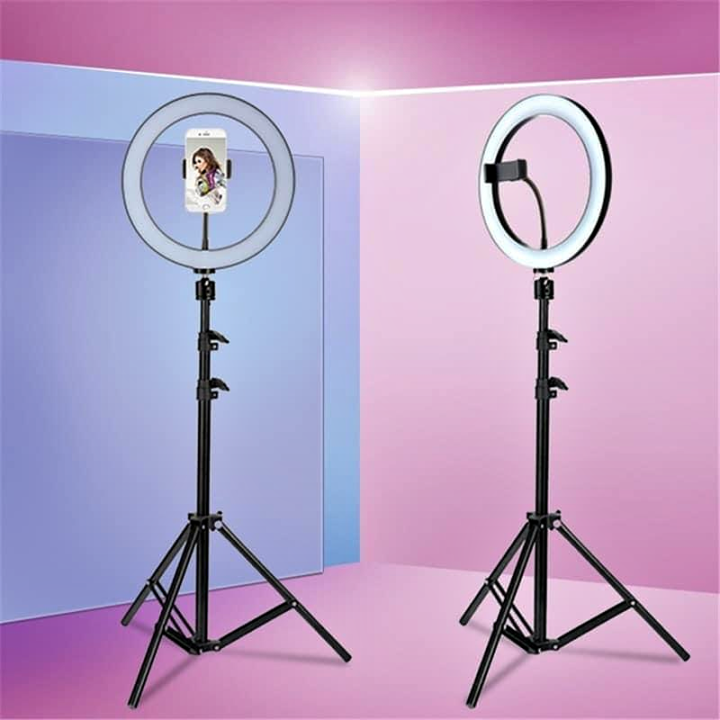 10"%20inch%20LED%20Ring%20Light%20with%207%20Ft%20Tripod%20Stand%20Combo%20and%20Phone%20Holder%20-%20Image%206