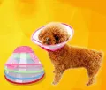 Dog Anti Bite Collar Lick Proof Wound-Recovery Soft Translucent Ruff Funnel Cover For Small Dog And Cat - L. 