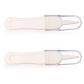 2PCS Baby Safe Nose Clean Clip Tweezers Ear Nose Clean Navel Tweezers Baby Care Cleaner (White). 