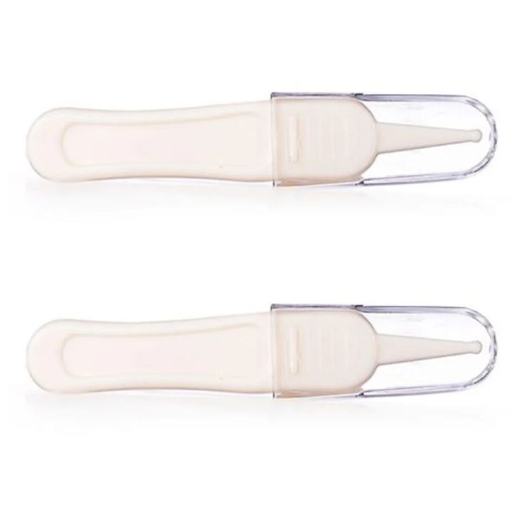 2PCS%20Baby%20Safe%20Nose%20Clean%20Clip%20Tweezers%20Ear%20Nose%20Clean%20Navel%20Tweezers%20Baby%20Care%20Cleaner%20(White)%20-%20Image%202