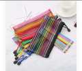 Stripe purse(pencil case). 