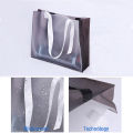 PVC Tote ECO Shopping Bag Transparent Frosted Plastic Bag Clothing Store Storage Bag Package Gift Bag Clutch. 