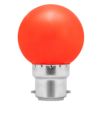 1W LED B22 Color Bulb (Green, Red, Blue, White, Yellow). 