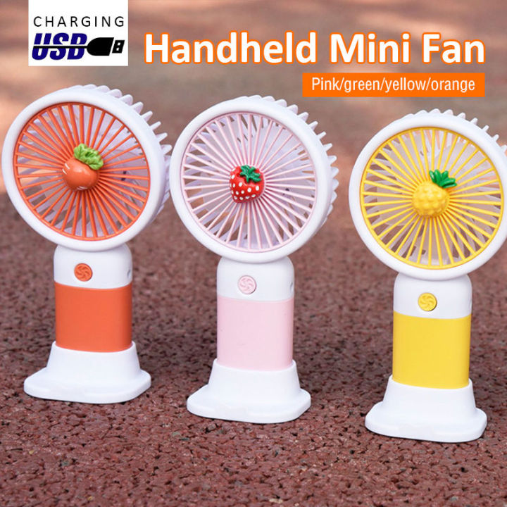 Portable Mini Fan USB Rechargeable Fan Handheld Portable Fan Desktop ...
