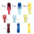 Quick Splice Electrical Connectors T Tap Wire Cable Snap Terminals Scotch Lock Car Audio Waterproof Kit Tool Set. 