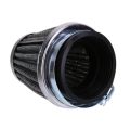 35MM-Motorcycle Air Filter Mushroom Head Filters Universal Motorcycle Air Intake Filter Cleaner Black. 