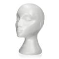 【Hannah Martin Official Store】27.5 x 52cm Dummy / mannequin head Female Exhibitor cap, hair accessories and wigs Woman Mannequin Foam. 