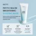 [NACIFIC OFFICIAL] Nacific Phyto Niacin Brightening Sleeping Mask 100ml | Contains seven types of hyaluronic acid and plant-based extracts to deeply hydrate and revitalize the skin.. 