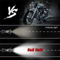 1pc Universal Round Motorcycle LED Head lamp 6W 9Led Distance Light Refit Motorcycle Night Work Light Cafe Racer. 