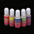 10ML Colorful Epoxy UV Resin Liquid Dye Colorant ment for DIY Hobbiers P k of 5 Bottles. 