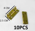 Hinges Brass Plated Small Jewellery Box / Desk / Wood Box Hinge. 