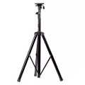 Universal Speaker Stand Mount Holder Heavy Duty Tripod w/ Adjustable Height from 40” to 71” and 35mm Compatible Insert Easy Mobility Safety Pin and Knob Tension Locking for Stability. 