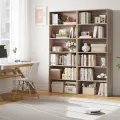 VTEC FURNITURE Modern 6 Tier Open Bookcase and Bookshelf / Freestanding Display Storage Shelves Tall Bookshelf Bookcase for Bedroom / Living Room and Office. 