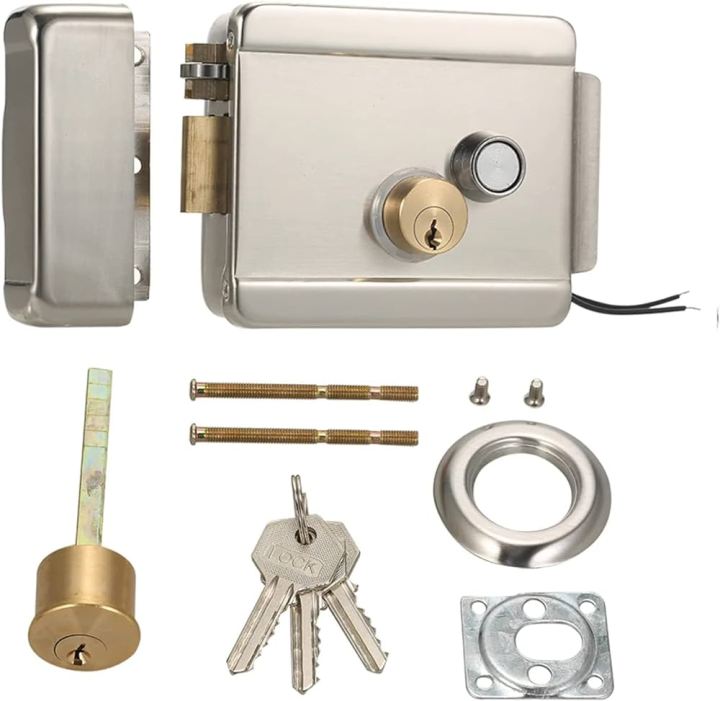 Electric%20Gate%20Lock%20Outdoor%20Metallic%2012V%20-%20Image%202