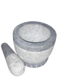 Wangediya Mortar and Pestle, 5. inch,, polished Granite, for Grinding Spice and Making Sauces. 