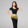 Dancewear Triangle Hip Scarf Belly Dance Coins Belt Fashion Waist Chain Belly Dance Waist Chain Women Waist Chain. 
