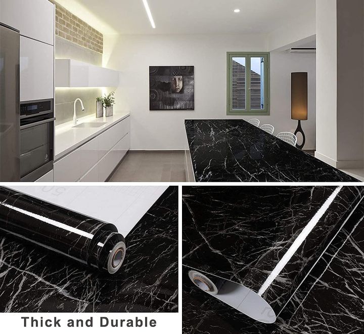 Black%20Marble%20Aluminum%20Foil%20Kitchen%20Stickers%20Oil-Proof%20Waterproof%20Self%20Adhesive%20Wallpaper%20PVC%20Bathroom%20Wall%20Stickers%20-%205%20Meter%20-%20Image%205