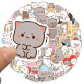 240 pcs Peach and Goma Stickers Lovely Cute Cat Couple Stickers for Laptop Scrapbook Journal Kids Girls Boys Stickers. 