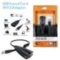 USB Virtual 7.1 Channel USB Sound Card 5HV2 Adapter - External Sound Card. 